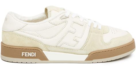 fendi sneakers women white|fendi men's white sneakers.